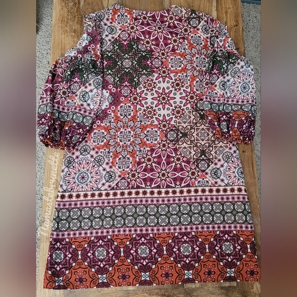 $148 NWT Vince Camuto Balloon 3/4 Sleeve Shift Dress - Picture 13 of 15